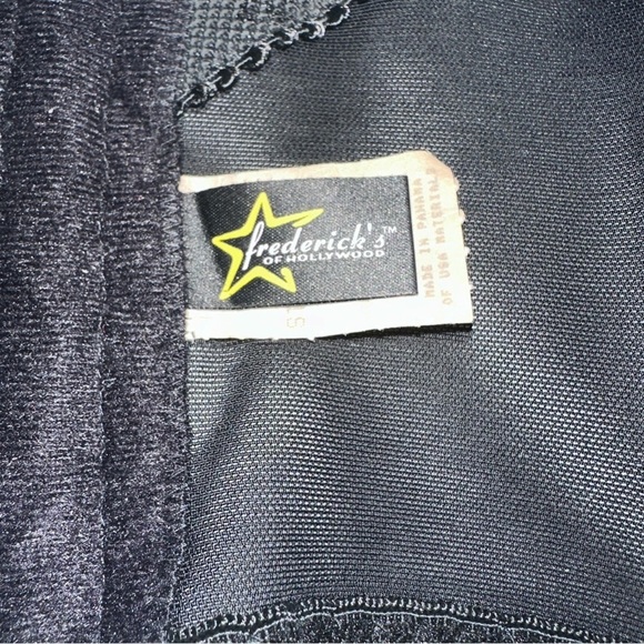 Frederick’s Of Hollywood Vintage 1980’s  Black Lace Bustier - Picture 4 of 5